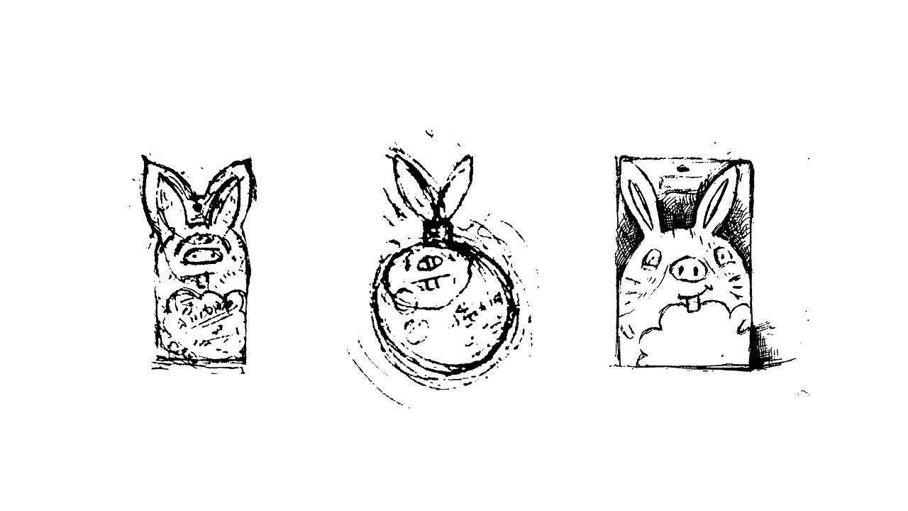 玉兔卡通设计